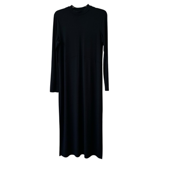J. Jill Black Long Sleeve Mock Neck Dress Size Small - Picture 1 of 7